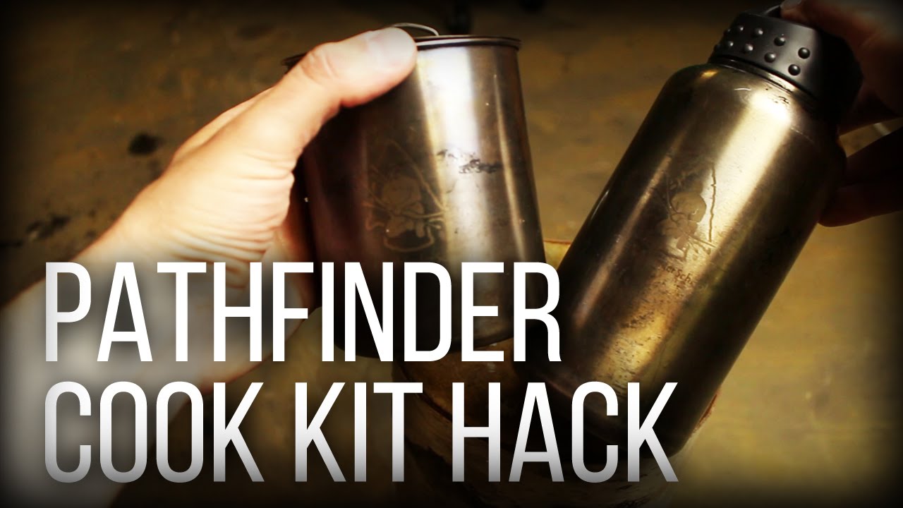 Pathfinder Stainless Steel Bottle Cooking Kit Hack 