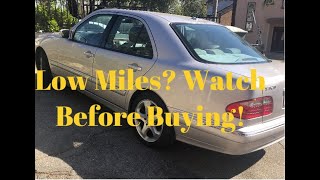 Warning! Buying an Older Car with Low Mileage? Beware!