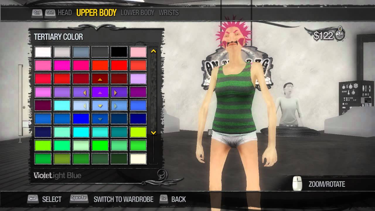 saints row 2 all clothes