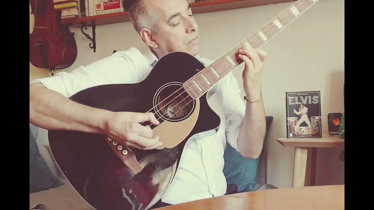 Fender kingman V2 JTB, Can't help falling in love (Solo bass