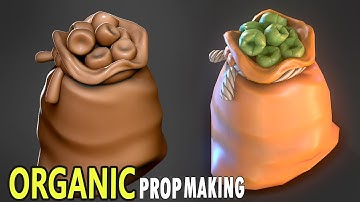 Stylized Sack 3D Model with Autodesk Maya, Zbrush, and Substance 3D Painter