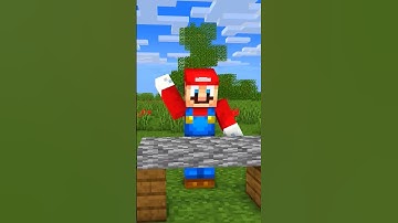 HELP Mario Break Bedrock vs JJ & Mikey - MAIZEN Minecraft Animation #shorts