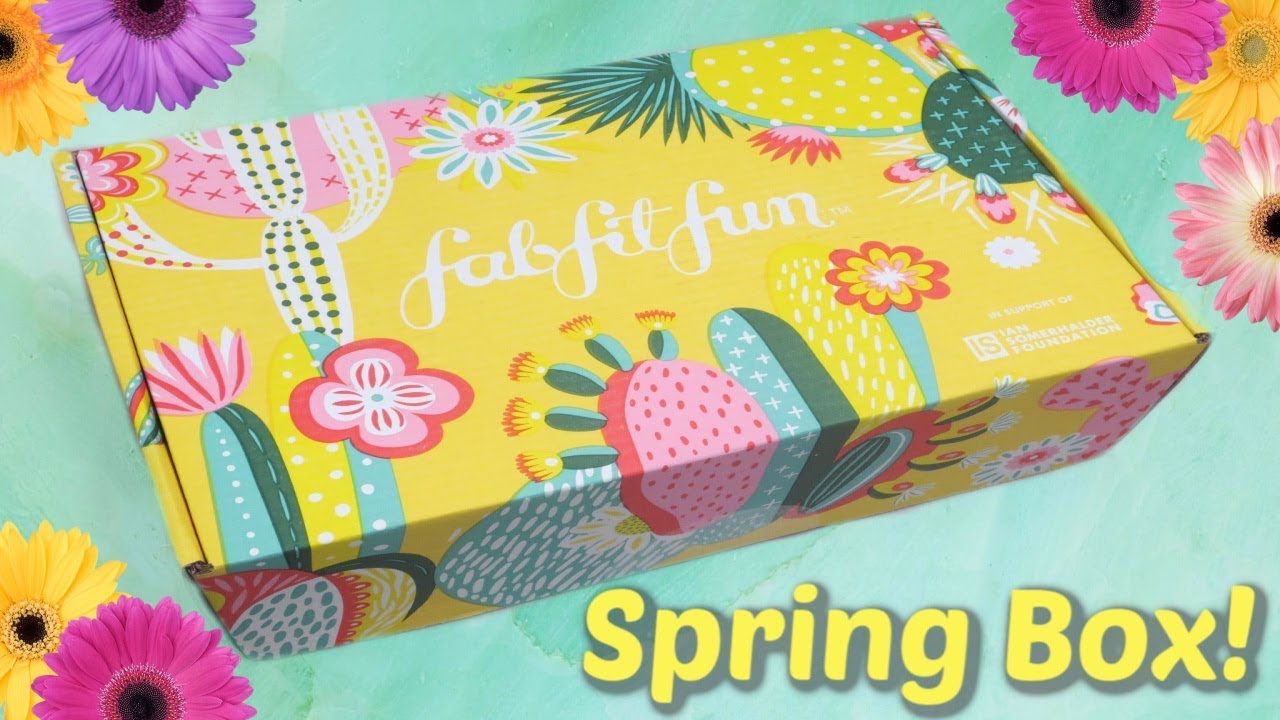 Fabfitfun Box Spring 2019 Unboxing Promo Codes Youtube