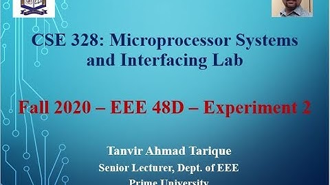 Fall 2020 - EEE 48 (Day) - Microprocessor Systems and Interfacing Lab - Experiment 2