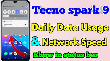 tecno spark 9 daily data usage kaise dekhe | tecno spark 9 daily data use
