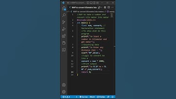 Write a program to convert km into m #coding #short