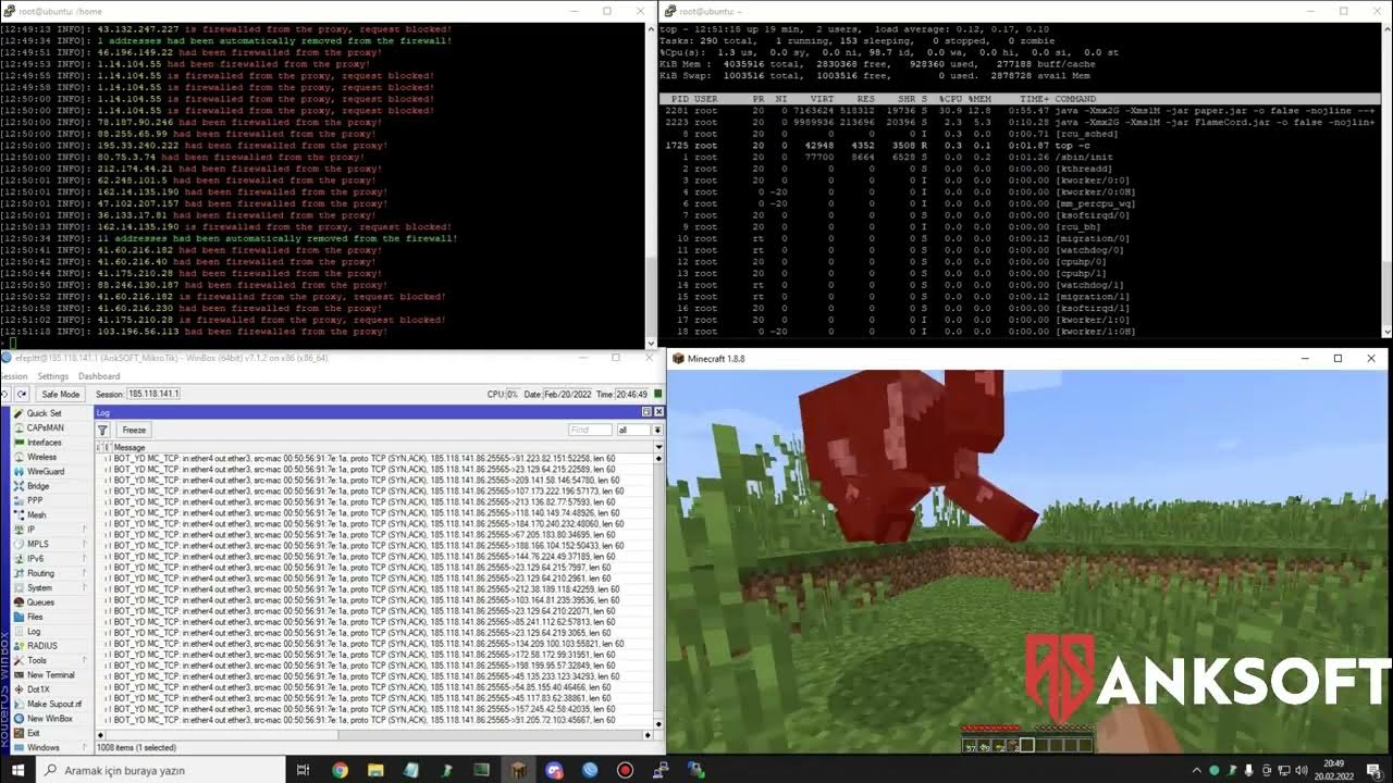 Mcstorm vs anksoft minecraft bot korumas tan t m youtube