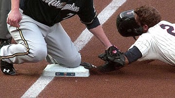 MIL@MIN: Out call on steal attempt overturned in 1st