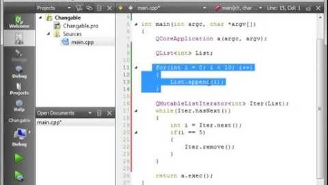 C++ Qt 38  QMutableListIterator and QList