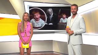 Deutscher Hottie Smoking Hot Legs Of Annemarie Carpendale In Pink Mini