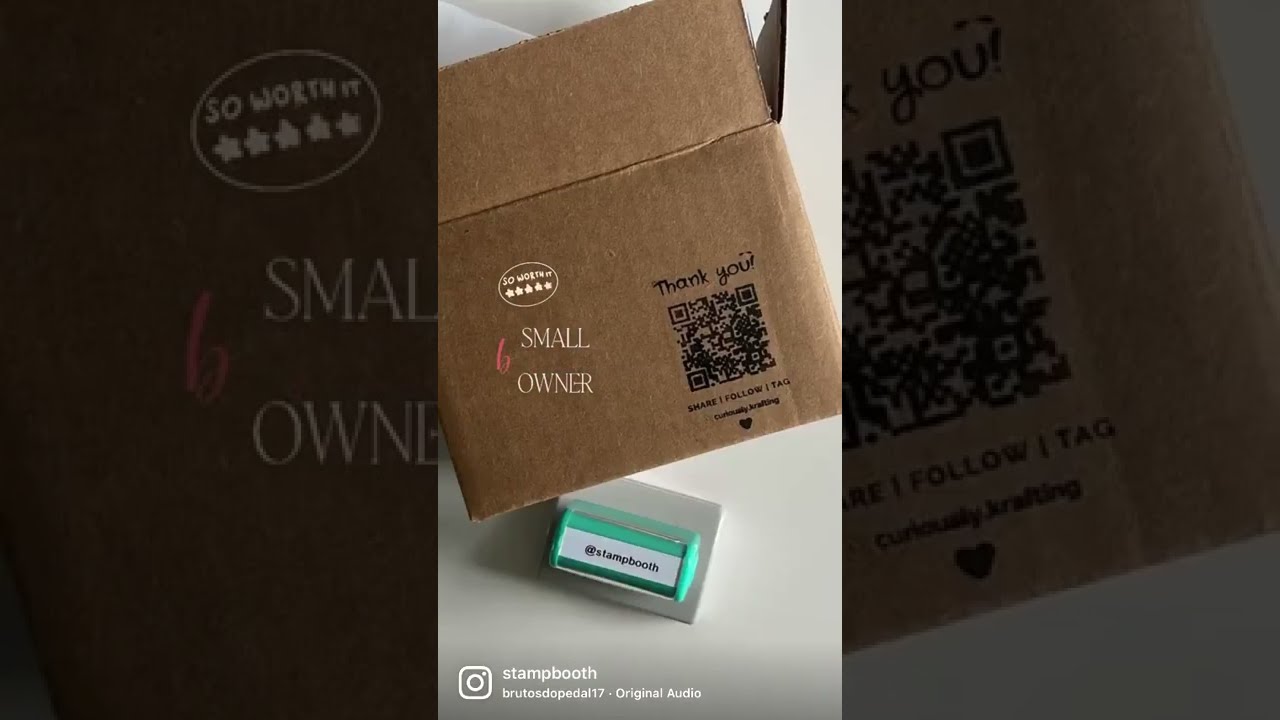 QR CODE STAMP - Business Packaging Ideas