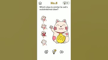 #Brain Out #Level 5#Which Claw Is Similar to Cat