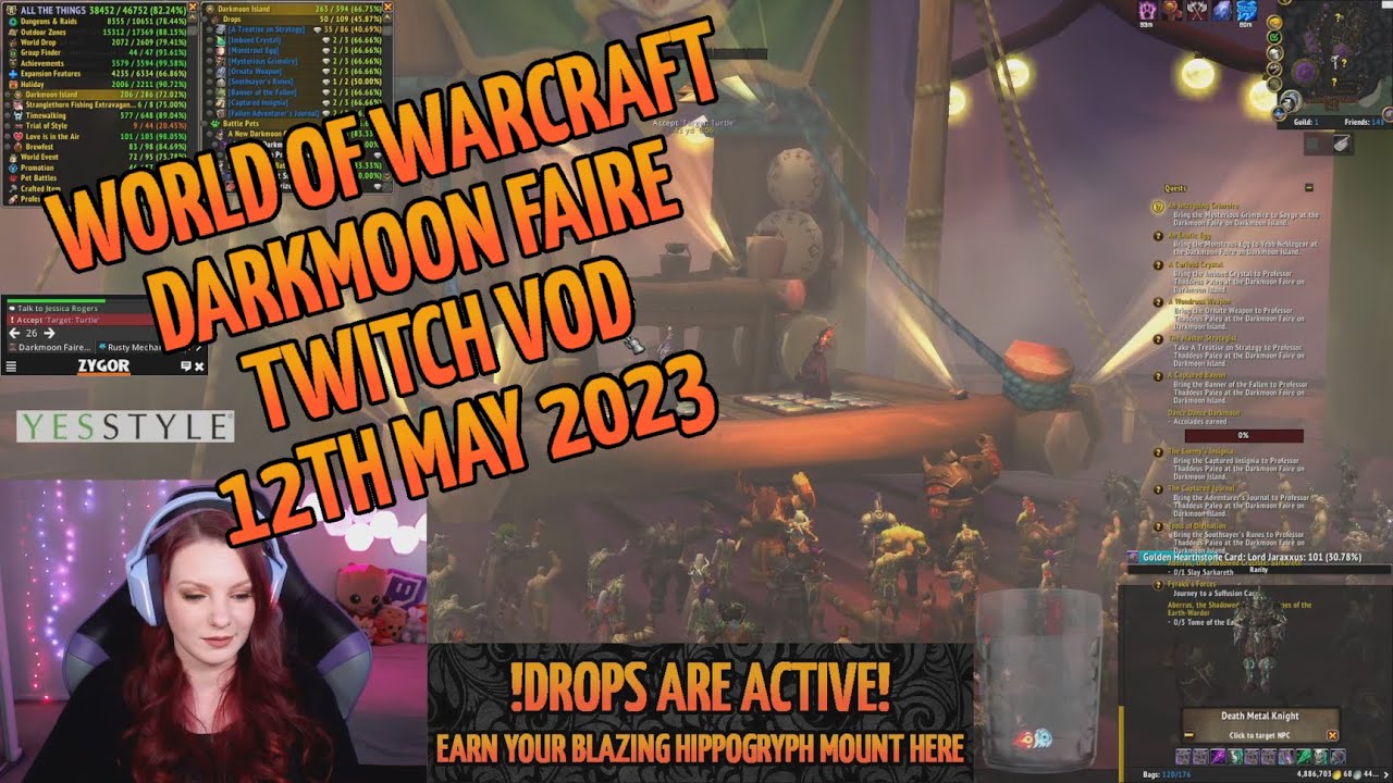 Twitch VOD 12th May 2023 | World of Warcraft Darkmoon Faire