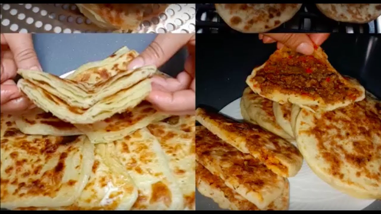 Mssemen Bien Feuilletée Et Melwi Farcis Avec La Même Pâte بالعربية و الفرنسية