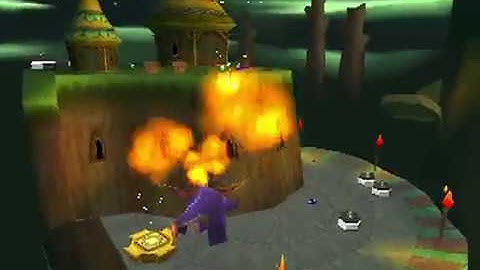 Red supercharge in Spyro NTSC