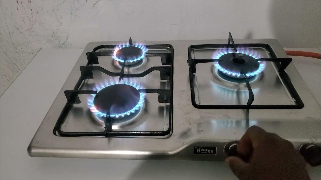 3burners inbuilt /table top gas cooker. YouTube