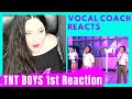 VOCAL COACH Reacts to TNT BOYS Flashlight/First Reaction TNT Boys