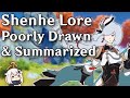 Shenhe Lore Poorly Drawn & Summarized