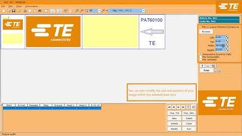 HTS600 Printer Software - How to insert an image
