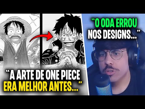 TRAÇO DE ONE PIECE PIOROU? ERIC ARTEM ANALISA A EVOLUÇÃO DA ARTE DE ONE PIECE | Cortes do Michi