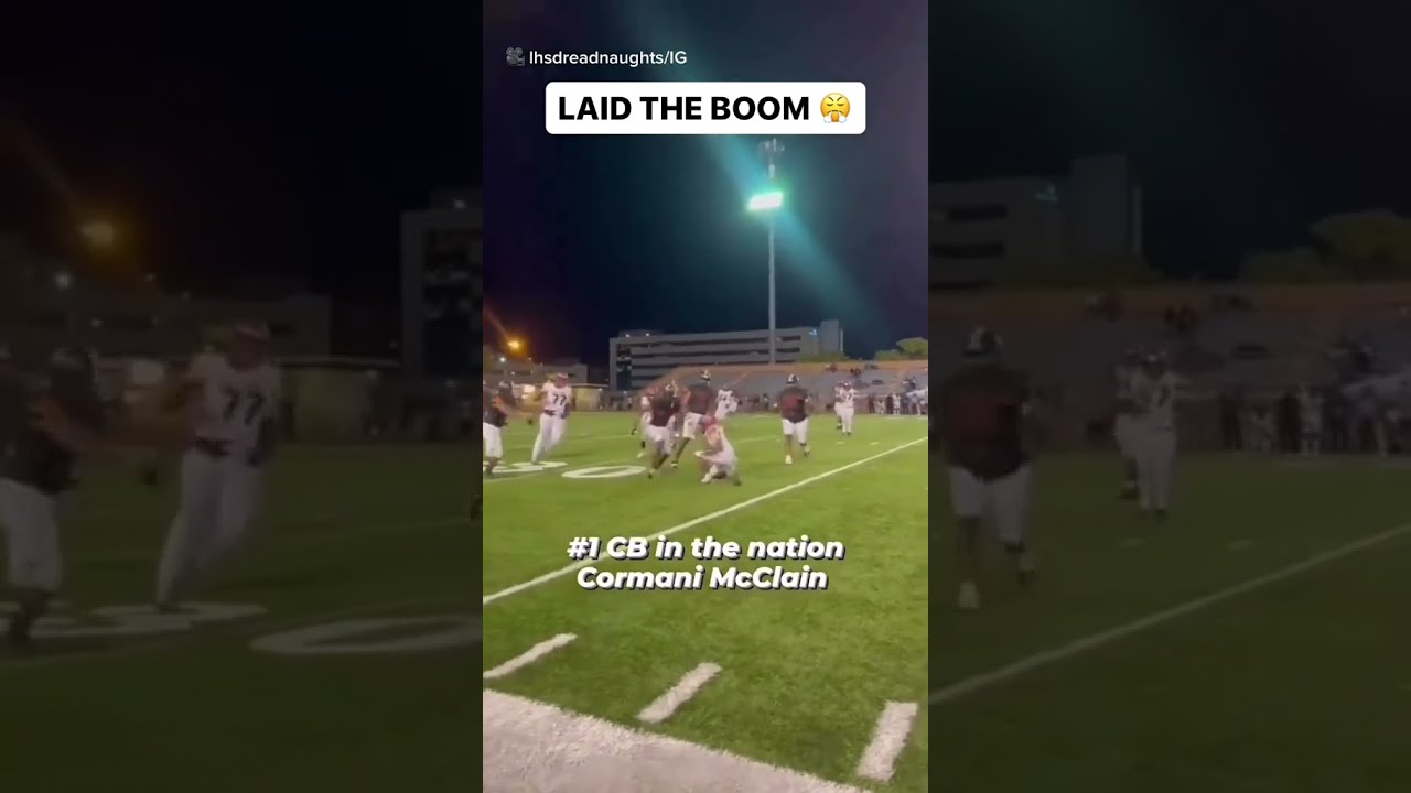 Never Forget Why Cormani McClain Was Ranked The No 1 CB Shorts