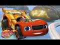 Race Car Blaze Flies Through A Storm ⛈  | Blaze and the Monster Machines