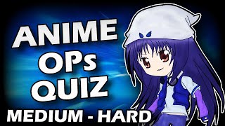 Anime Opening Quiz - 20 SONGS (MEDIUM - HARD)