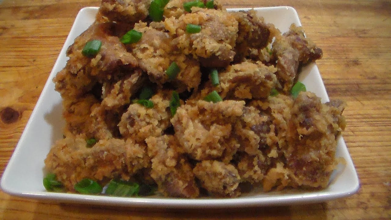 FRIED CHICKEN GIZZARDS - YouTube