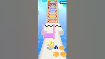 Pancake Run🥞🥧 - 3D Game Gameplaywalkthrogh Android iOS #Mobilegame All levels #10