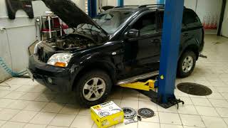 Kia Sorento 2008 2.5 Дизель - Замена Комплекта Сцепления