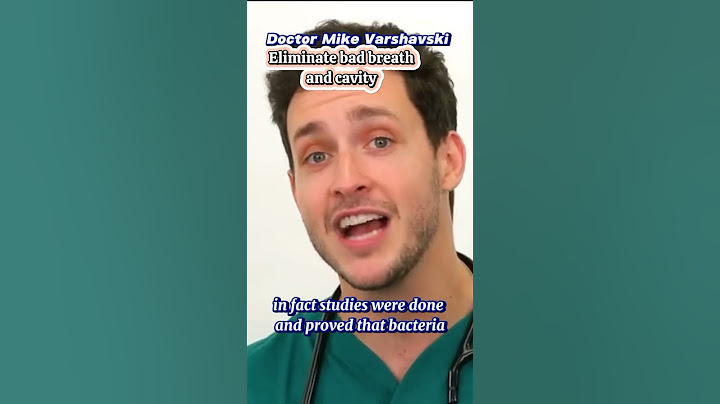Doctor Mike Varshavski. How to get rid of bad breath #health #wellness #motivation #shorts #dental