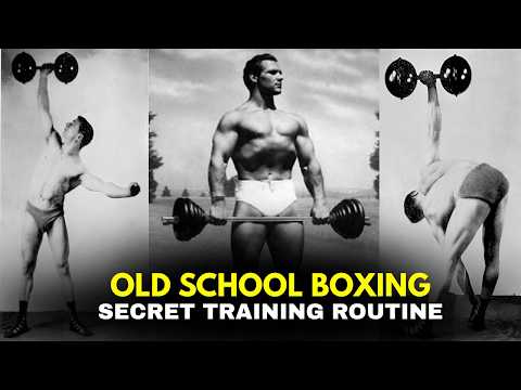 No One Trained Like Old School Boxers