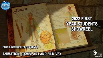 First Year 2022 Showreel (Animation, Games Art & Film VFX) @ESCG