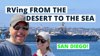 RVing San Diego! (USS Midway | Sea World | Balboa Park) Full Time RV!
