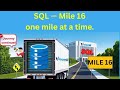 ✨ SQL Journey – Mile 16 ✨