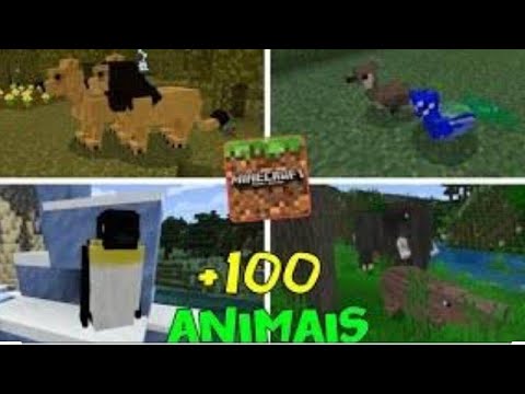 Addon de animais para minecraft pe - YouTube