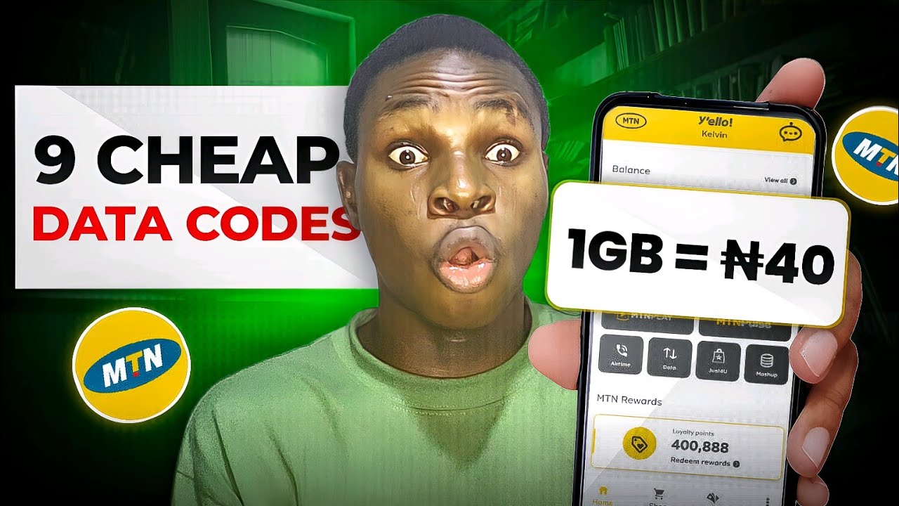 9 SECRET Codes To Get Cheap MTN Data- Cheap mtn data trick codes - YouTube