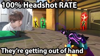 This is what 100% Headshot Rate looks like in a ROUND