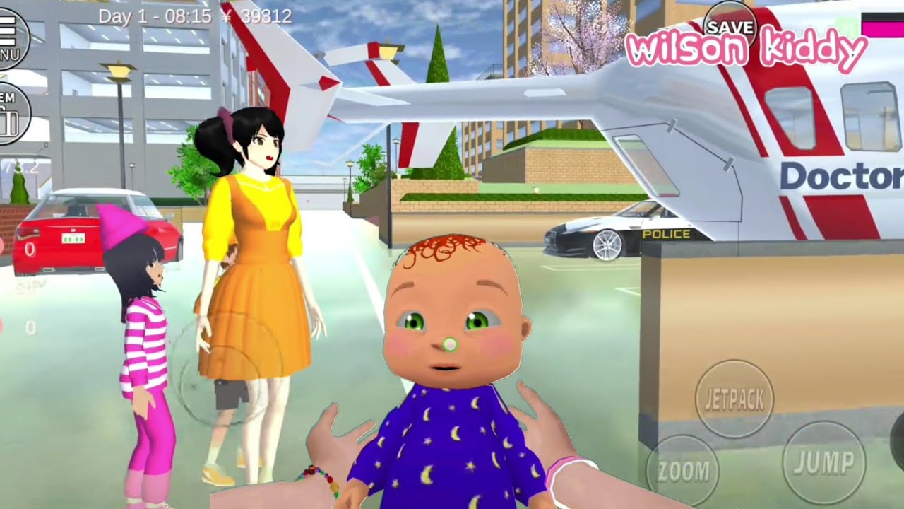 B4yi Sultan Sakit Perut Ajak Yuta Squid Game Naik Helikopter Polisi | Wilson Kiddy