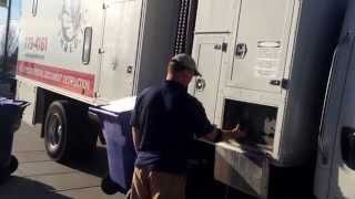 Rogue shred truck in action. 2015. For kids. Starring Brady.