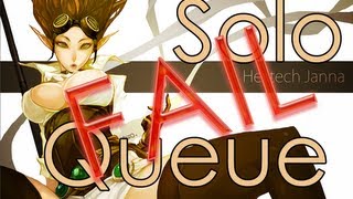 Lol League Of Legends - This Is Why I Hate Solo Queue - Janna Support