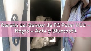Reseña del Sensor de FC Polar H10 – Negro – Ant+ y Bluetooth, precisión ECG/EKG, VFC, Resistente al