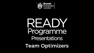 READY Programme 2020 | Finalist Presentation - Team Optimizers