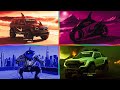🔥 RED SHARK SUV 🆚 PINK ORCA BIKE 🆚BLUE SPIDER HERO🆚GREEN MONSTER TRUCKCRAZY BRAINROT | Tiles Hop EDM