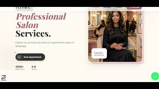 Salon Booking System Demo | Get More Customers via WhatsApp
