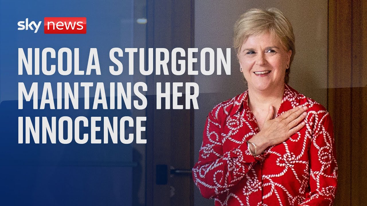 Nicola Sturgeon maintains her innocence as she returns to Holyrood after her arrest