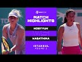 Marta Kostyuk vs. Daria Kasatkina | 2021 Istanbul Round 2 | WTA Match Highlights