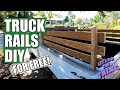 DIY Truck Rack Cargo Side Rails For (basically) Free!!