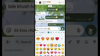 romantic chat with babu ❤️ #chat #chatstory #love #couplechat #shorts