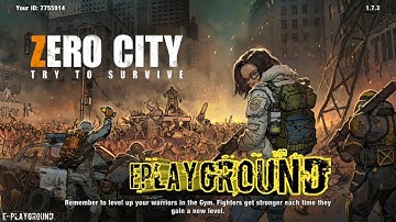 Zero City: Zombie games for Survival in a shelter (ANDROID/IOS/APK) Gameplay